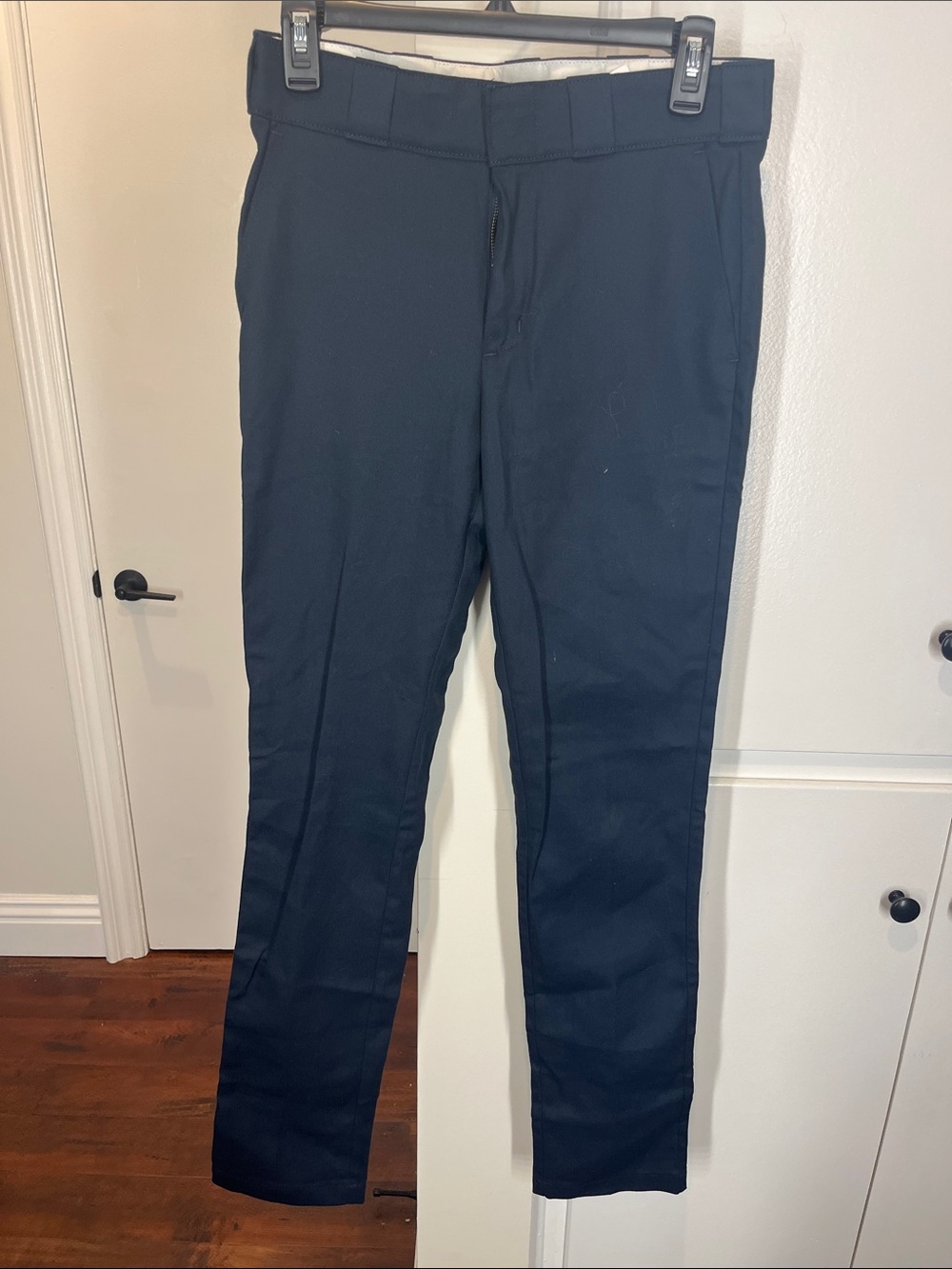 Dickies Women's Navy Straight-Leg Work Trousers